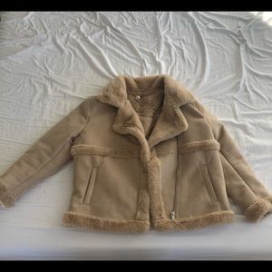 H&M Faux Suede Tan Jacket